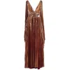 Retroféte Eleri Gown In Multicolor