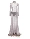 Retroféte Retrofete Lenora Sequin Long Dress In Pink