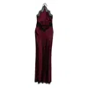 Retroféte Lace-trim Maxi Dress In Red