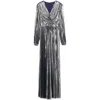 Retroféte Malia Maxi Dress In Silver