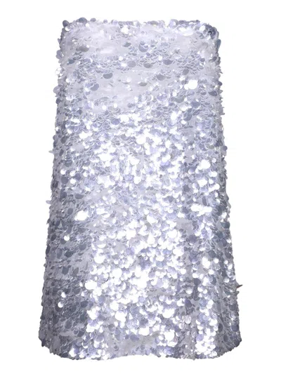 Retroféte Sleeveless Dress. In Silver