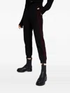 Retroféte Dua Crystal-detail Track Pants In Black