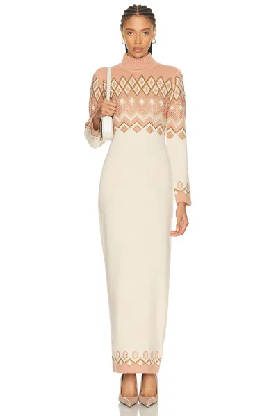 Retroféte Eagle Dress In Neutral