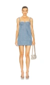 Retroféte Elin Denim Dress In Multi