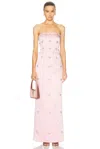 Retroféte Elise Dress In Earl Rose