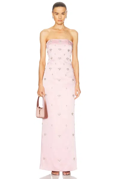 Retroféte Elise Dress In Earl Rose
