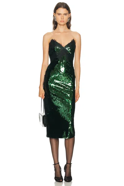 Retrofete Ellen Dress In Green