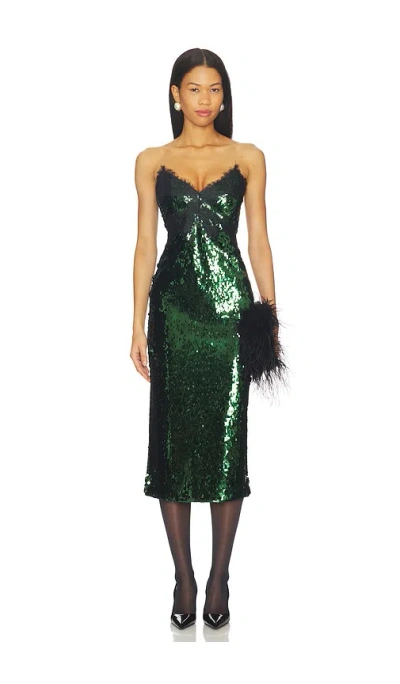 Retroféte Ellen Dress In Green