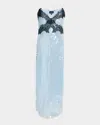 Retroféte Ellen Strapless Sequin Midi Dress