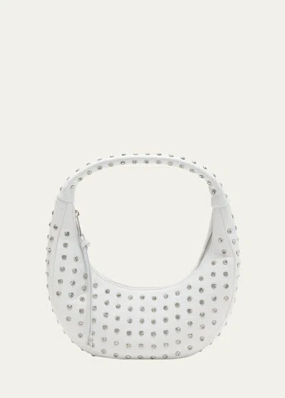 Retroféte Elodie Medium Embellished Top-handle Bag In White