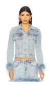 Retroféte Elvie Jacket In Blue