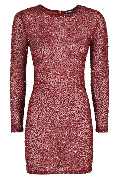 Retroféte Emani Sequin Dress In Cabrn Cabernet