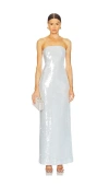Retroféte Beth Sequin Dress Dove In Multi