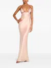 Retroféte Embellished Slip Dress In Pink