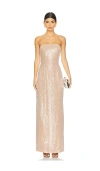Retroféte Ember Dress In Beige
