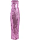 Retroféte Ember Sequin Dress In Pink