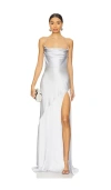 Retroféte Emery Maxi Dress In 白色