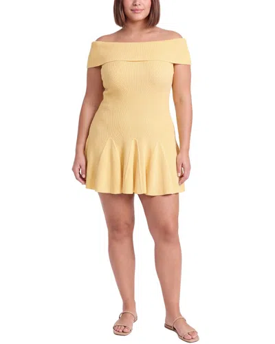 Retroféte Retrofête Erica Knit Dress In Yellow