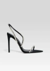 Retroféte 110mm Erminia Sandals In Black/crystal