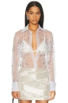 Retroféte Eugenia Blouse In White