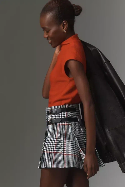 Retroféte Farrimma Pleated Mini Skirt In Gray