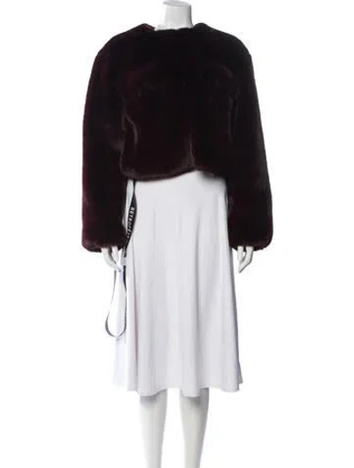 Pre-owned Retroféte Faux Fur Jacket W/ Tags In Multicolor