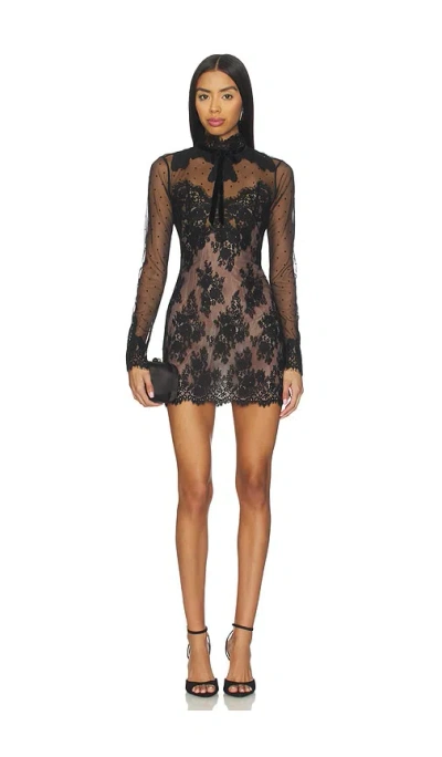 Retroféte Faylin Lace Dress In Black