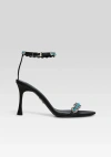 Retroféte Retrofête Felice Embellished Heel In Black/turquoise