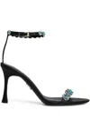 Retroféte Felice Sandals In Black