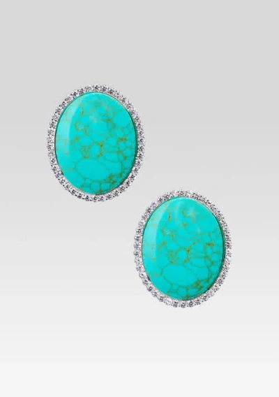 Retroféte Retrofête Fillipa Embellished Earrings In Green