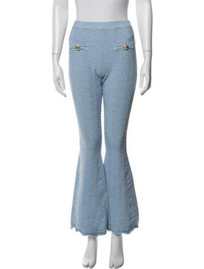 Pre-owned Retroféte Flared Pants In Blue
