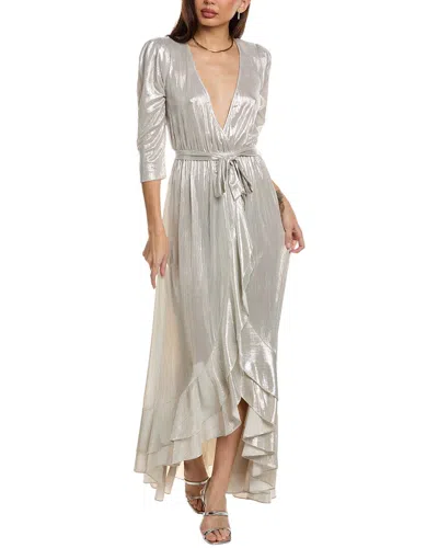 Retroféte Retrofete Flora Maxi Wrap Dress In Beige