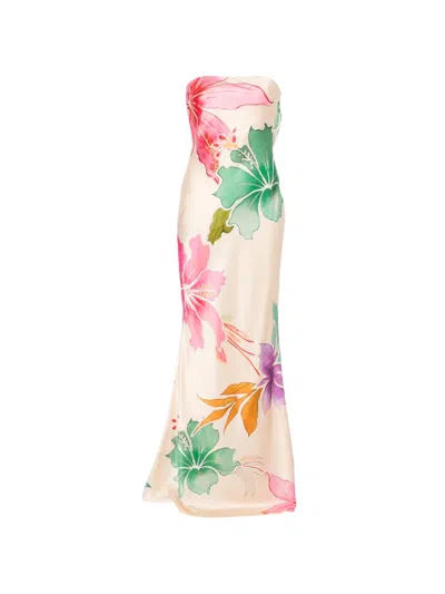 Retroféte Floral Maxi Dress In Multi