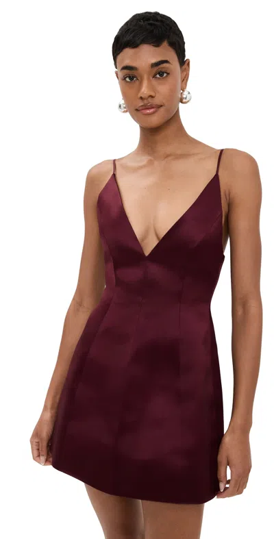 Retroféte Giavanna Mini Dress In Port
