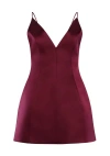 Retroféte Giavanna Mini Dress In Port In Port