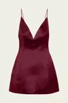 Retroféte Giavanna Mini Dress In Port
