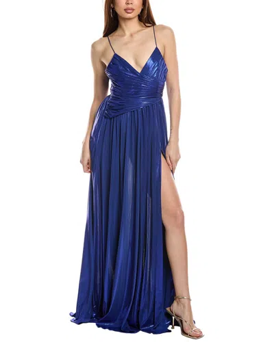Retroféte Gown In Blue
