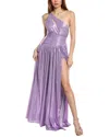 Retroféte Gown In Purple