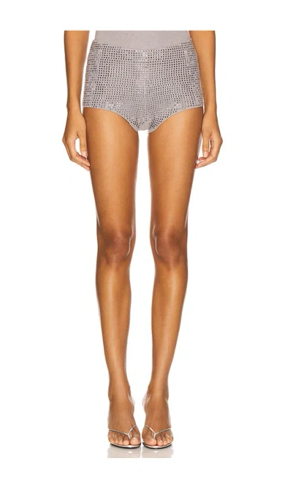 Retroféte Gracie Embellishment Short In Brown