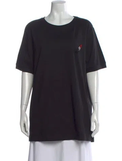 Pre-owned Retroféte Graphic Print Crew Neck T-shirt In Black