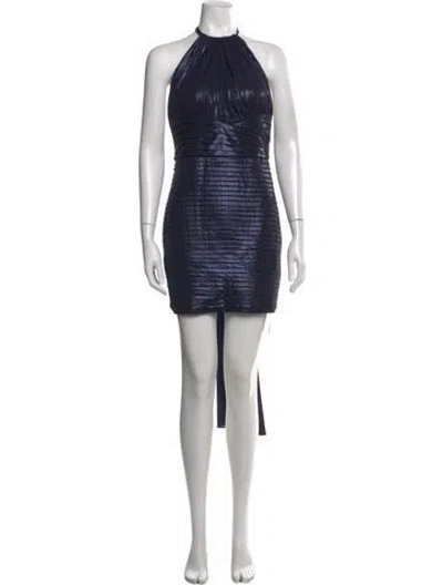 Pre-owned Retroféte Halterneck Mini Dress