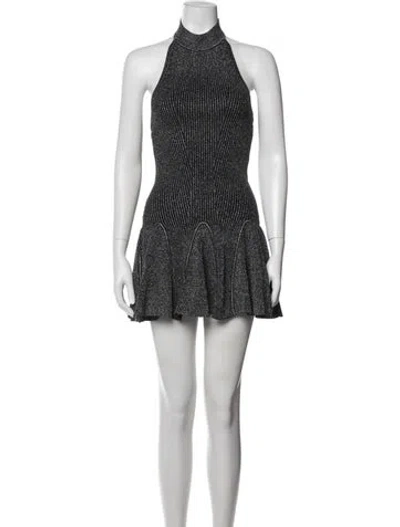 Pre-owned Retroféte Halterneck Mini Dress W/ Tags In Black