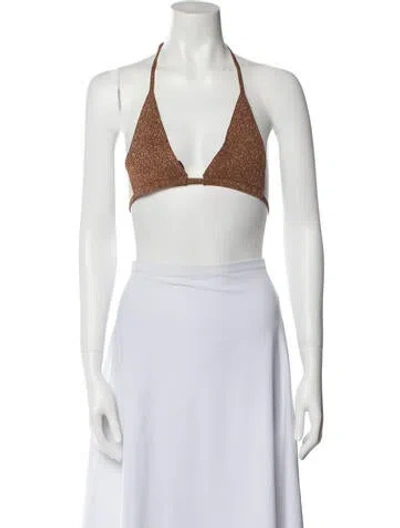 Pre-owned Retroféte Halterneck Sleeveless Crop Top