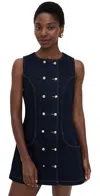 Retroféte Hanna Dress Indigo Rinse In Blue