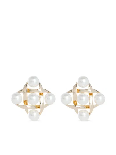 Retroféte Harlow Earrings In Gold