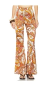 Retroféte Harmoni Paisley-print Flared Trousers