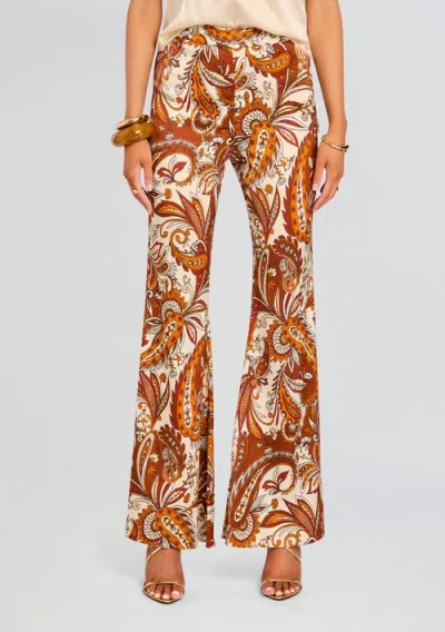 Retroféte Retrofête Harmoni Pant In Terracotta Paisley