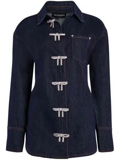 Retroféte Hessa Denim Shirt In Blue