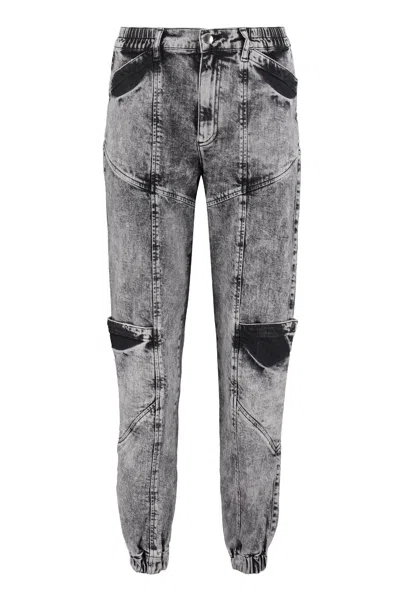 Retroféte Retrofete High-rise Carrot-fit Jeans In Grey