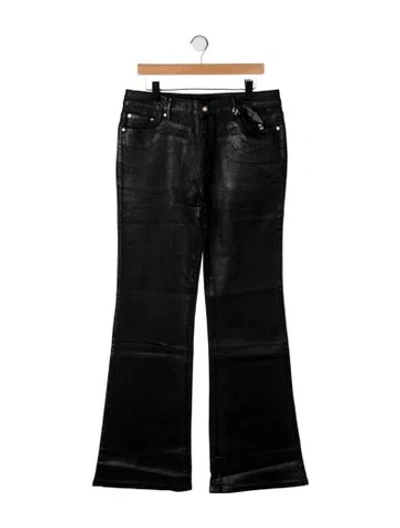 Pre-owned Retroféte High-rise Flared Jeans W/ Tags In Black